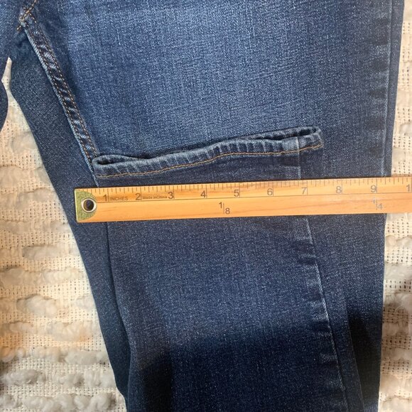 OLD NAVY MENS 34X32 BLUE JEANS TAPERED STRETCH CASUAL OUTDOOR (34X31) - Picture 11 of 15